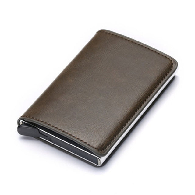 Unisex Business Aluminum RFID Blocking Wallets