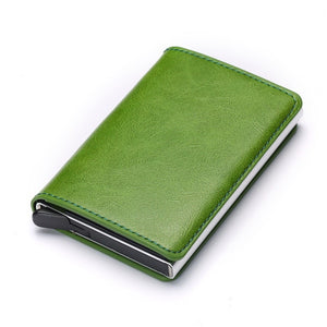 Unisex Business Aluminum RFID Blocking Wallets