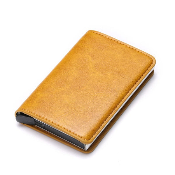 Unisex Business Aluminum RFID Blocking Wallets