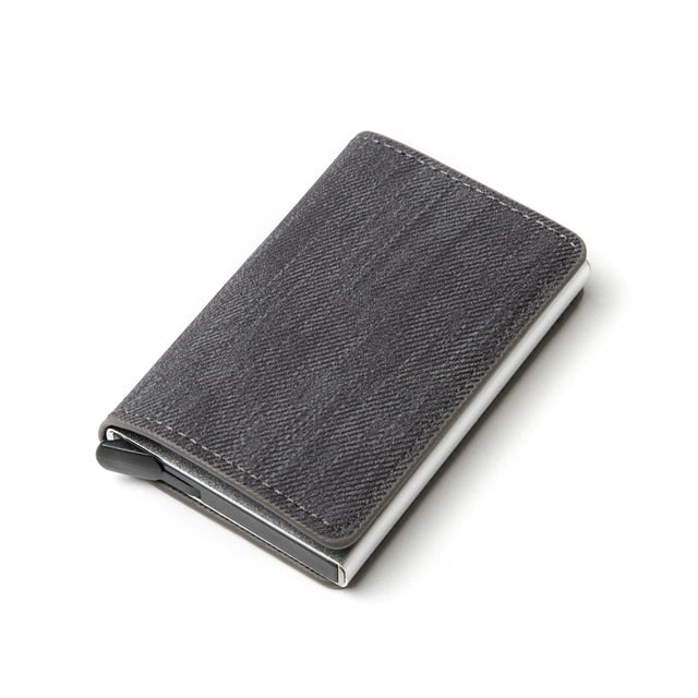 Unisex Business Aluminum RFID Blocking Wallets