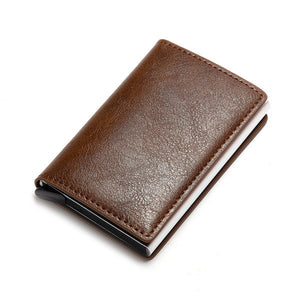 Unisex Business Aluminum RFID Blocking Wallets