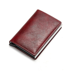 Unisex Business Aluminum RFID Blocking Wallets