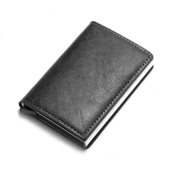 Unisex Business Aluminum RFID Blocking Wallets