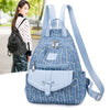 Women Casual Canvas Designer Multi-layered structured Backpack, Book Bag for Teenage Girls