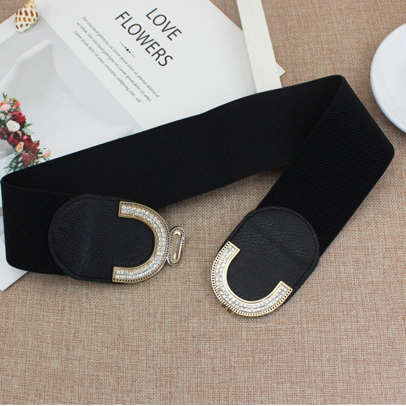 Women's Elastic Waistband Belts