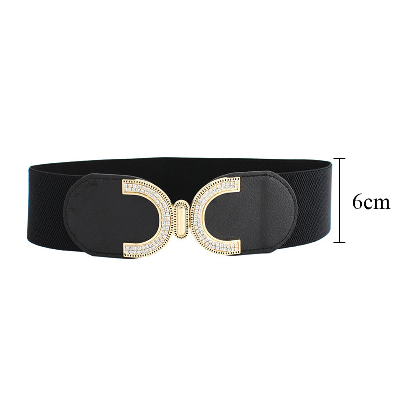 Women's Elastic Waistband Belts