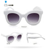 Women Classic Retro Oversized Cat Eye Sunglasses Luxury Brand Designer Eyewear