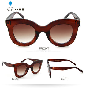 Women Classic Retro Oversized Cat Eye Sunglasses Luxury Brand Designer Eyewear