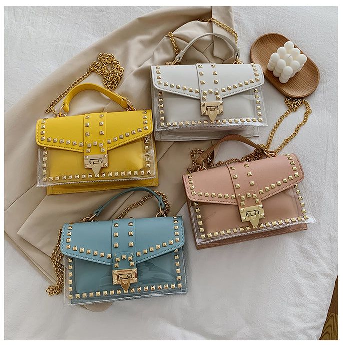 Femmes élégantes petit cuir PU moraillon doux épaule/sac à bandoulière messager