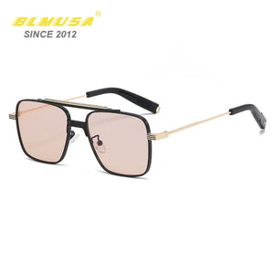 Unisexe UV400 Fashion Brand Designer Lunettes de soleil carrées de luxe Lunettes de conduite automobile