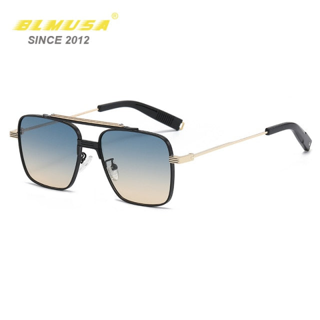 Unisexe UV400 Fashion Brand Designer Lunettes de soleil carrées de luxe Lunettes de conduite automobile