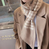 Women Knitted Designer Stripe Luxury Brand Warm Long Thin Multifunction Scarfs