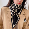 Women Knitted Designer Stripe Luxury Brand Warm Long Thin Multifunction Scarfs