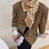 Women Knitted Designer Stripe Luxury Brand Warm Long Thin Multifunction Scarfs