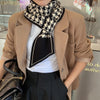 Women Knitted Designer Stripe Luxury Brand Warm Long Thin Multifunction Scarfs