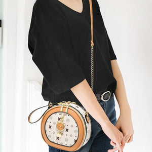 Round designer handbags hot sale