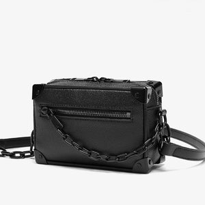 Femmes hommes classique Designer Mini sac souple une épaule sac à bandoulière sac à main carré avec poignée en chaîne