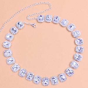 Women's Rhinestone Collar Chain Necklaces