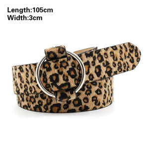 Animal Print Waist Belts