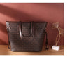 Sreca Designer Retro Classic Tote One-Shoulder Bag Vintage Large Capacity Commuter Leather Handbag