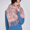 Women Woven Thick Warmer Scarf long double-sided Wool Fragrance Shawl with tassels